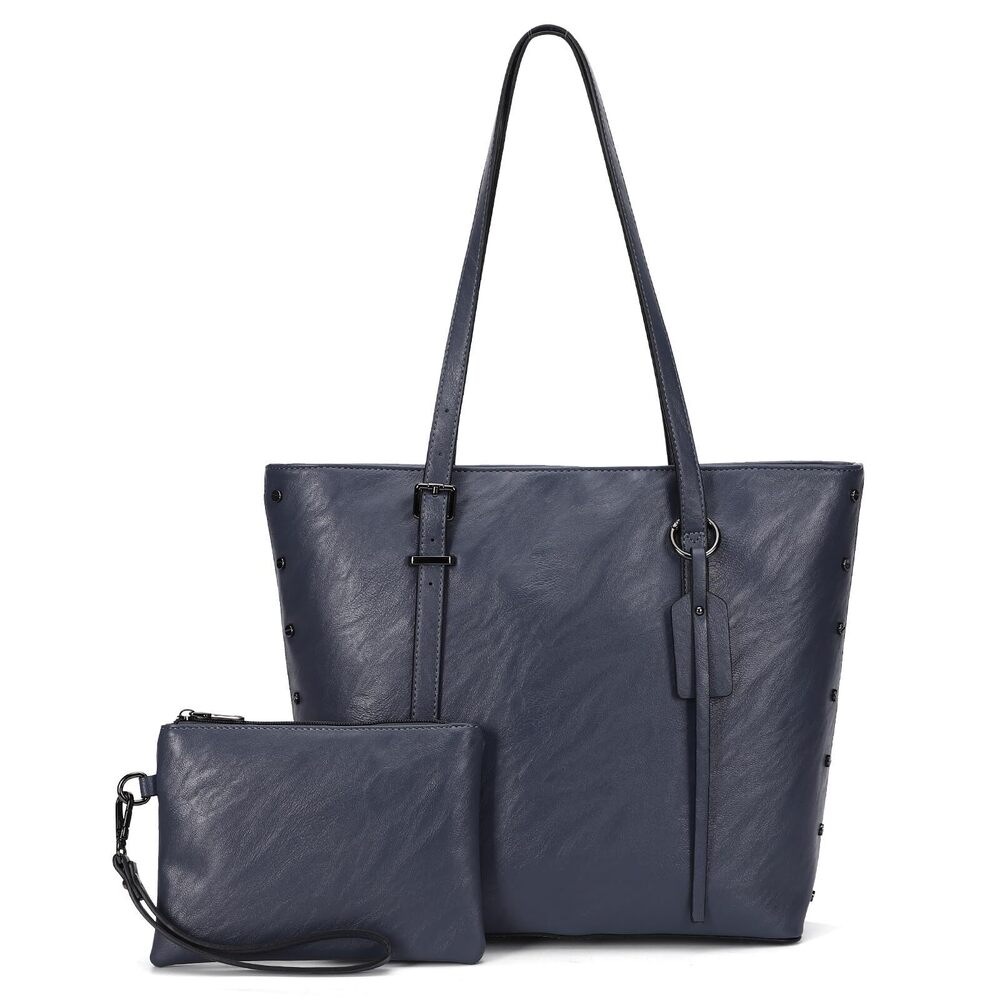 9583 Handbag Tote Bag PU Leather Large Shoulder Bag Top Handle Satchel